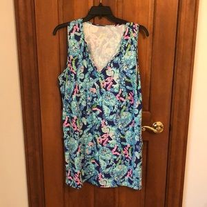 Lilly Pulitzer beach coverup XL
